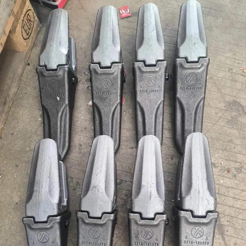 Dentes de caçamba de escavadeira