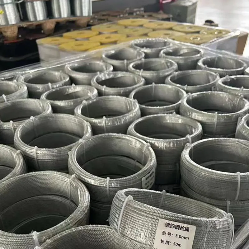 Cabo de aço galvanizado por imersão a quente